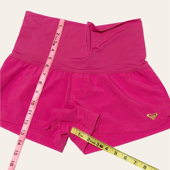 Roxy Comfy Foldover Waist Beach Shorts - Picture 11 of 11